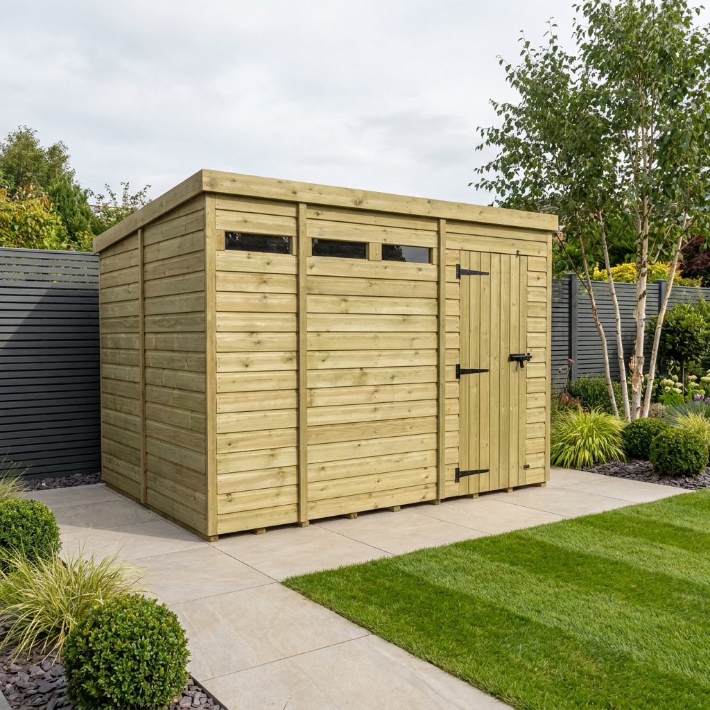 11 x 7 Security Pent Shed
