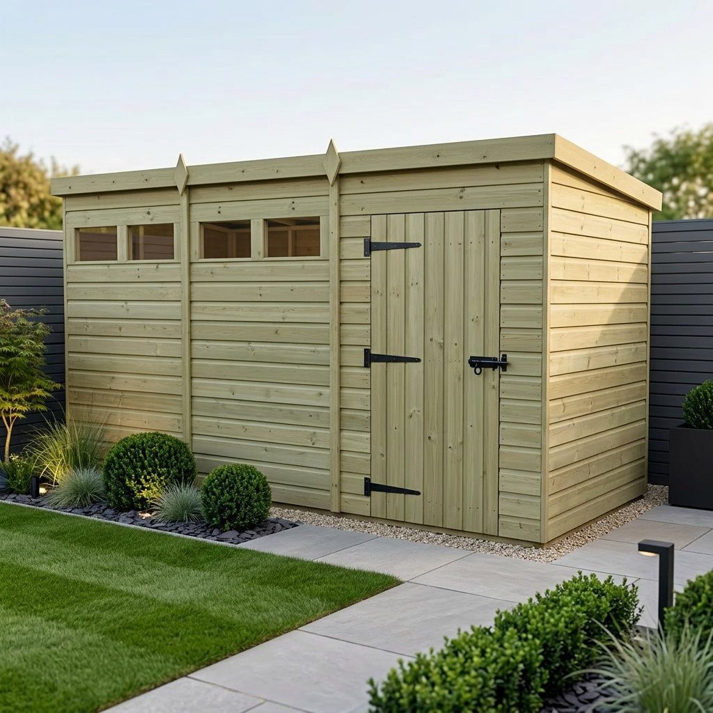 12 x 7 Security Pent Shed