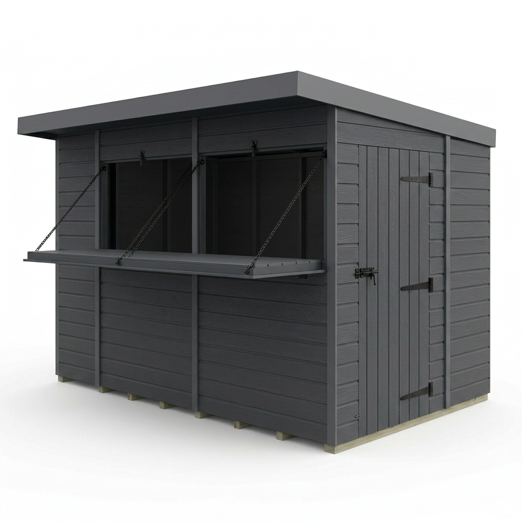 10x8 Composite Outdoor Garden Bar