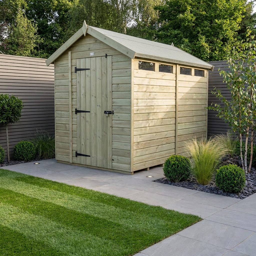 8 x 6 Apex Security Shed