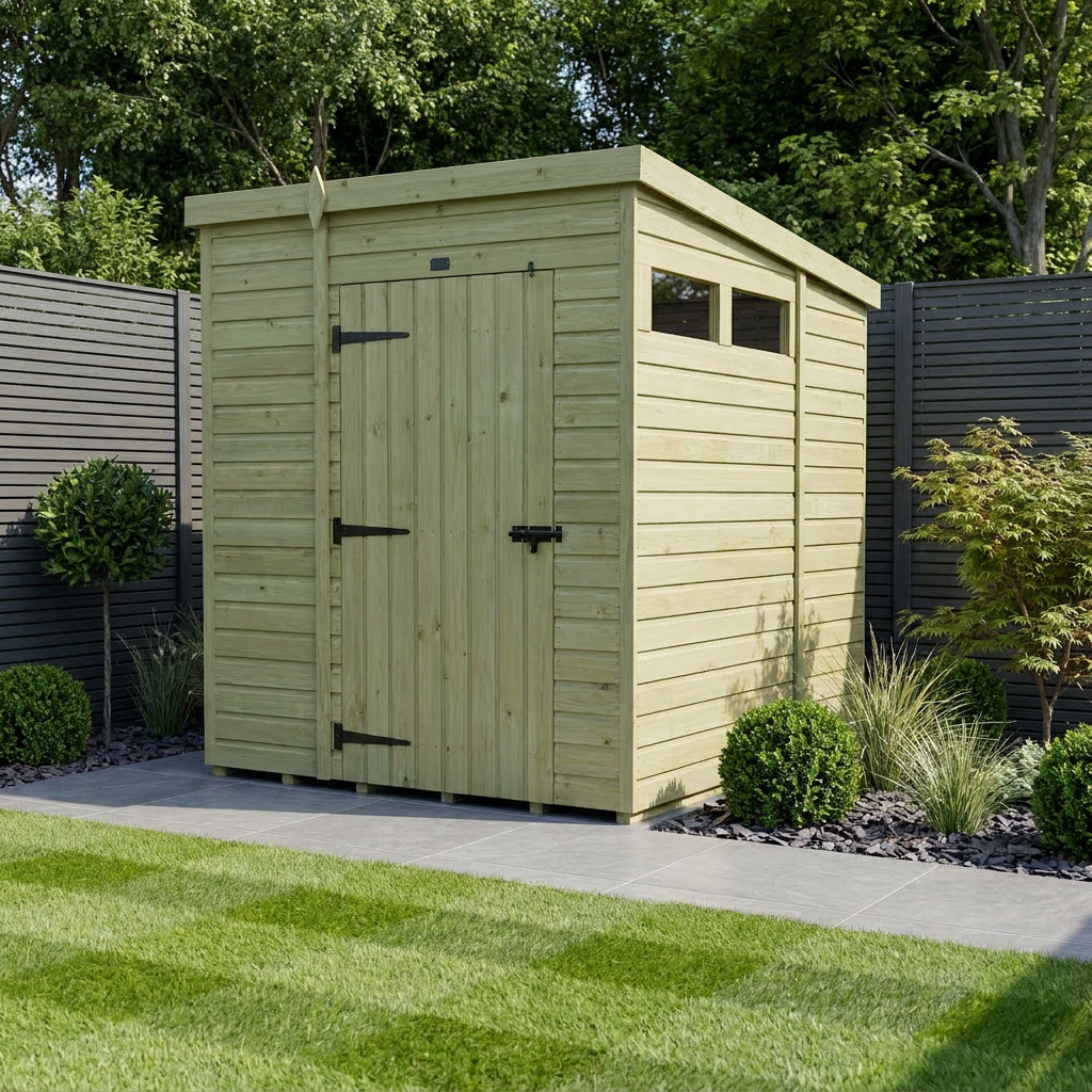 5 x 6 Security Pent Shed