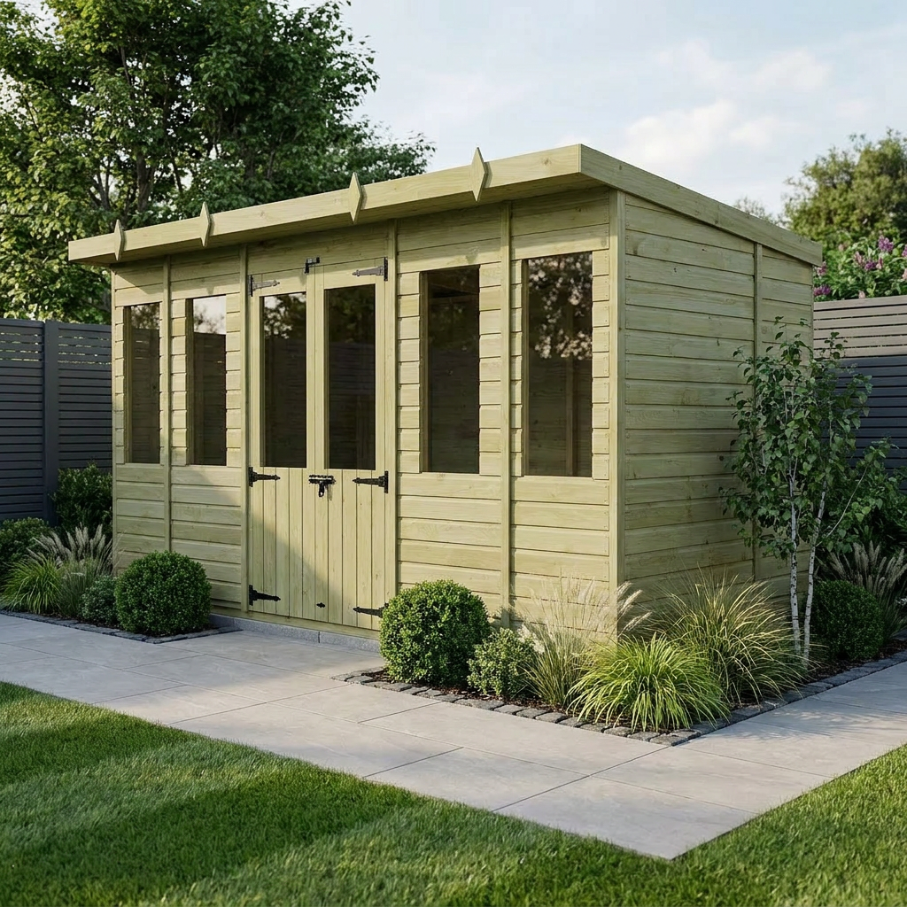 14 x 5 Pent Summer House