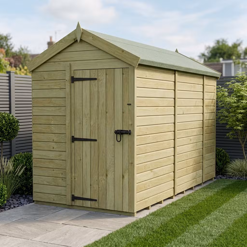 5 x 10 Apex Shed (Single Door, No Windows)