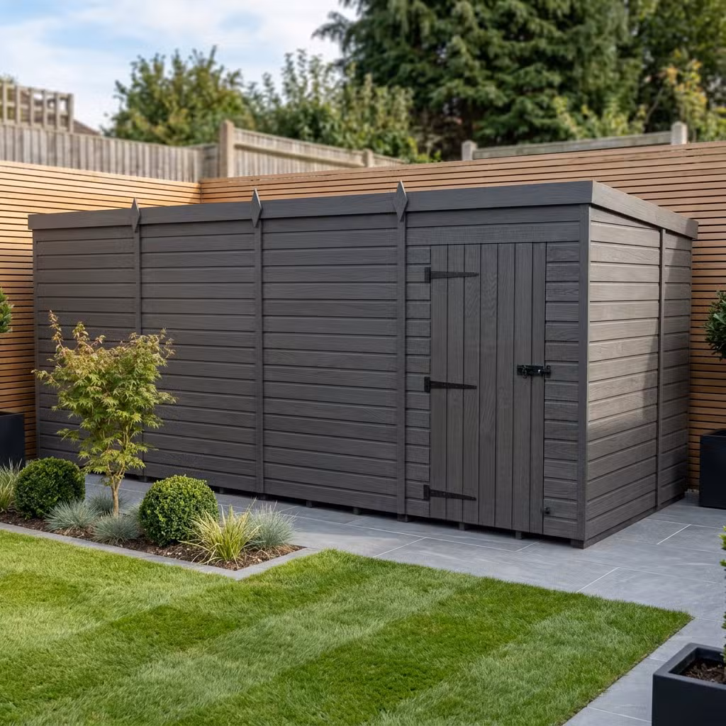 16 x 7 garden shed