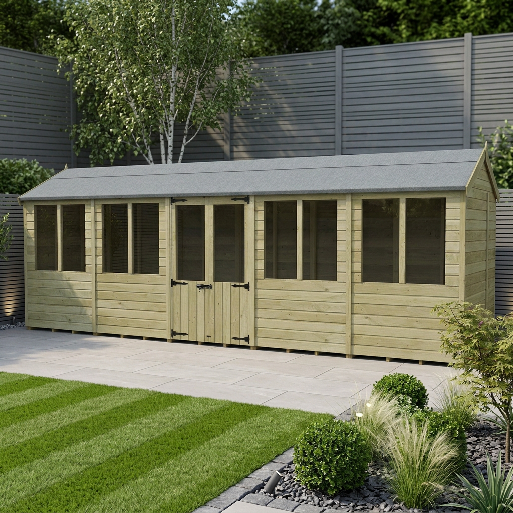 20 x 8 Apex Summer House