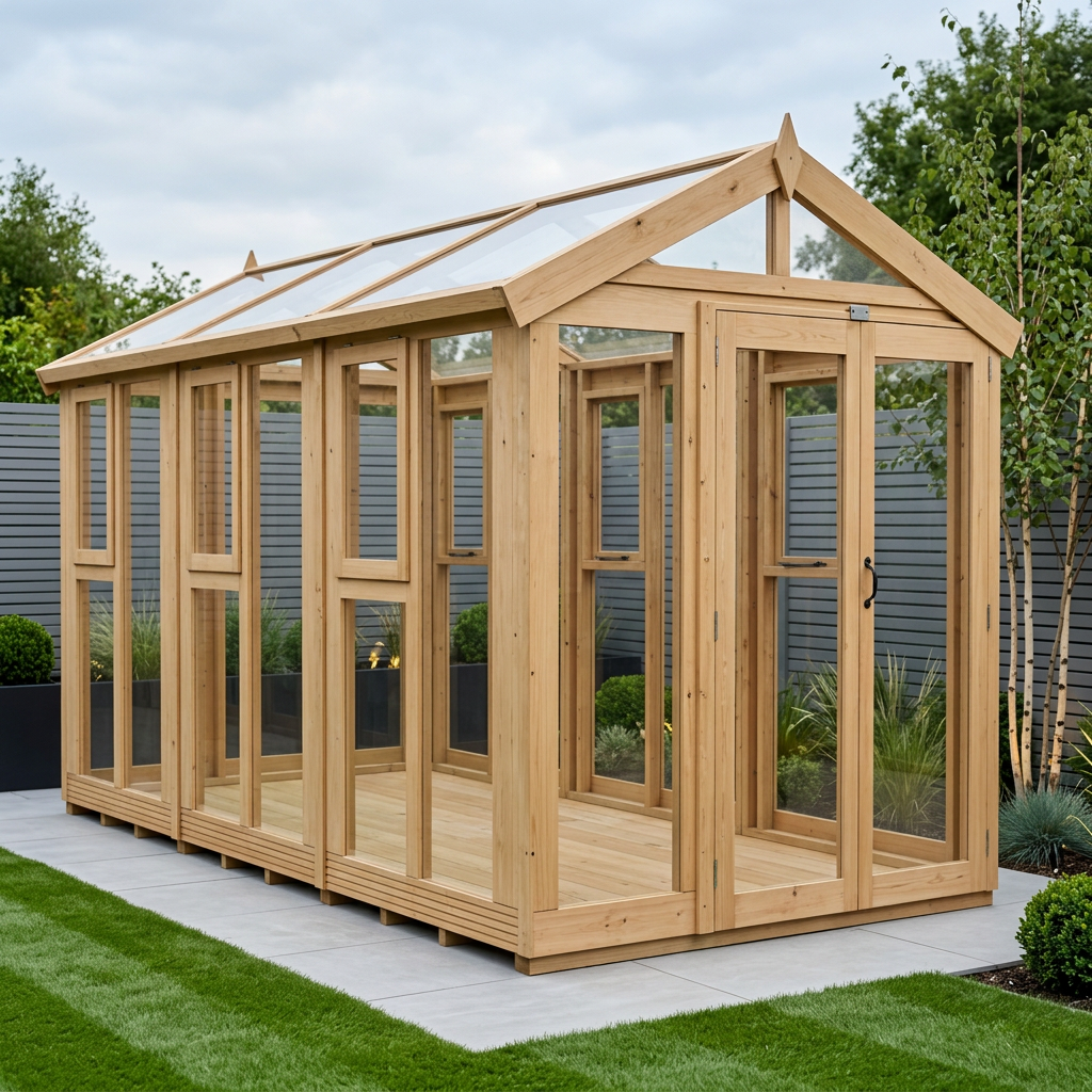 6x12 Glass Greenhouse