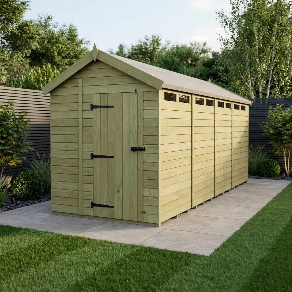 6 x 17 Apex Security Shed