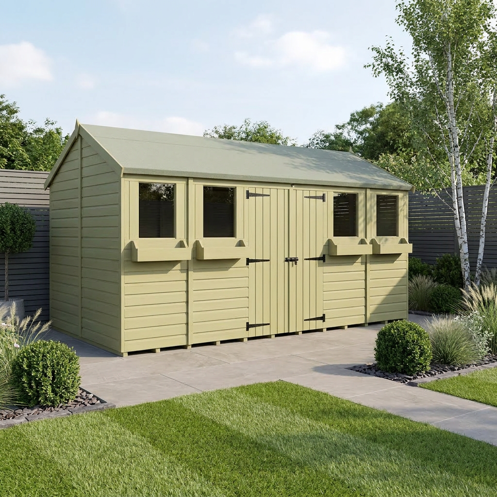 18 x 8 Apex Summer Shed