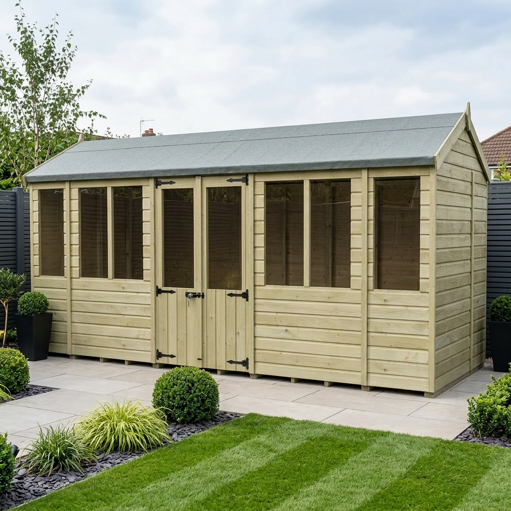 16 x 8 Apex Summer House