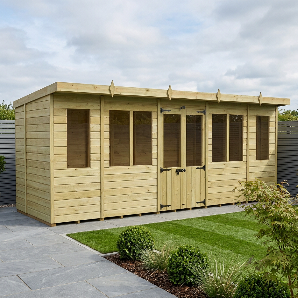 18 x 7 Pent Summer House