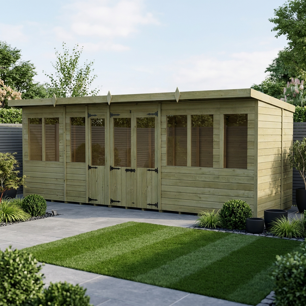 20 x 5 Pent Summer House