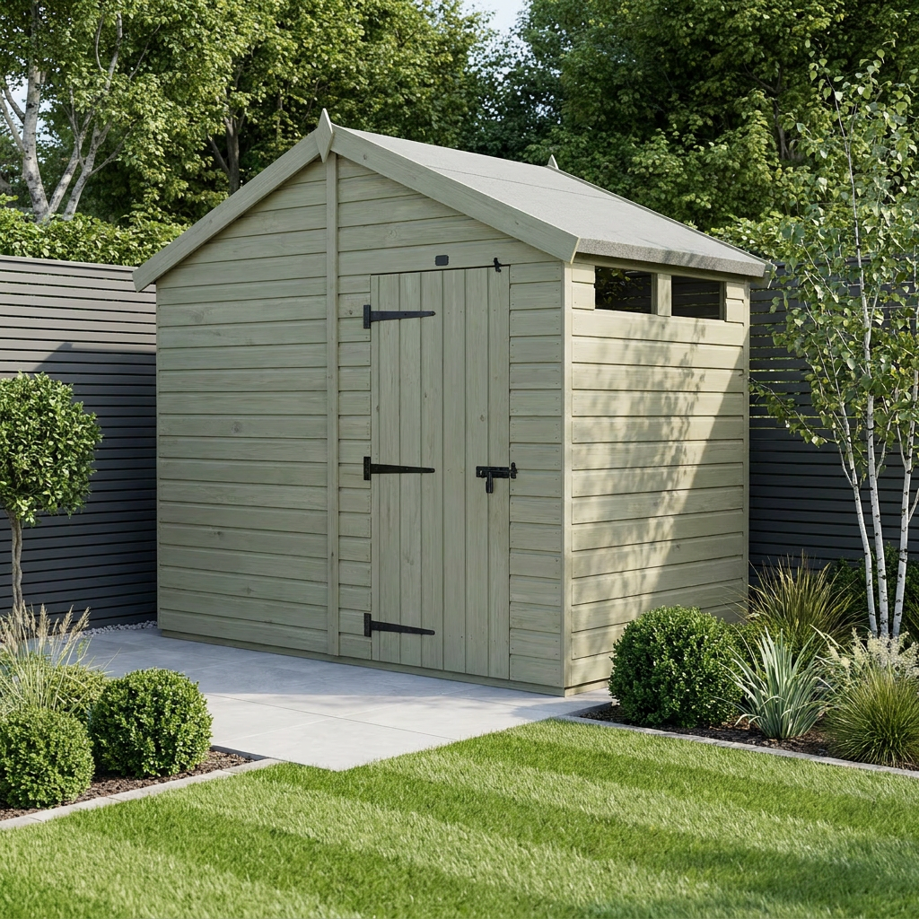 4 x 8 Apex Security Shed