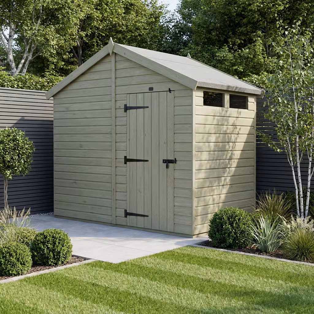 4 x 8 Apex Security Shed