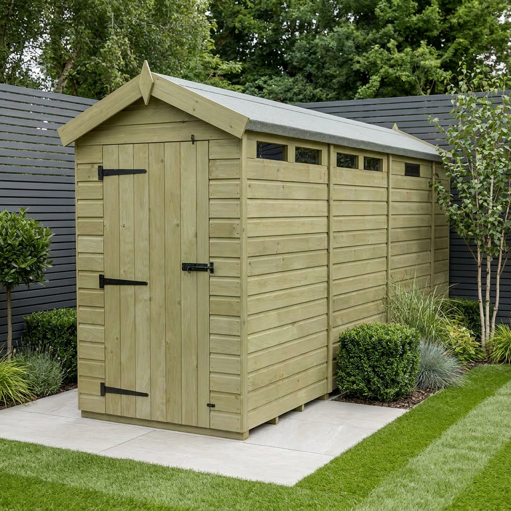 4 x 13 Apex Security Shed