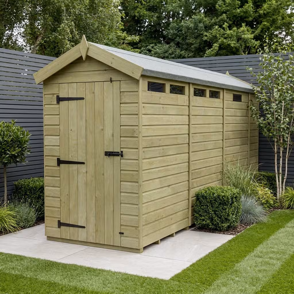 4 x 13 Apex Security Shed