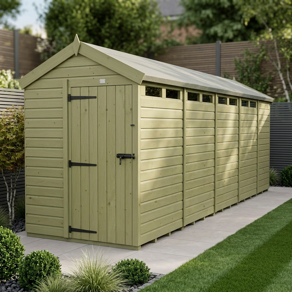 5 x 19 Apex Security Shed