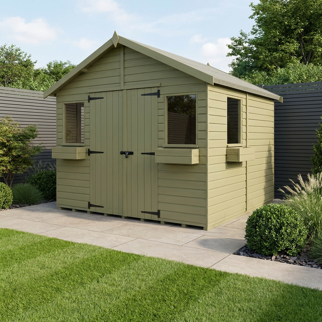 20 x 5 Apex Summer Shed