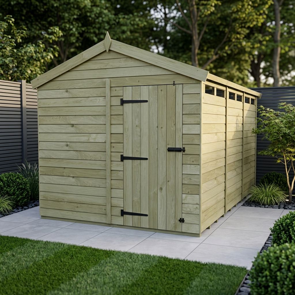 8 x 13 Apex Security Shed