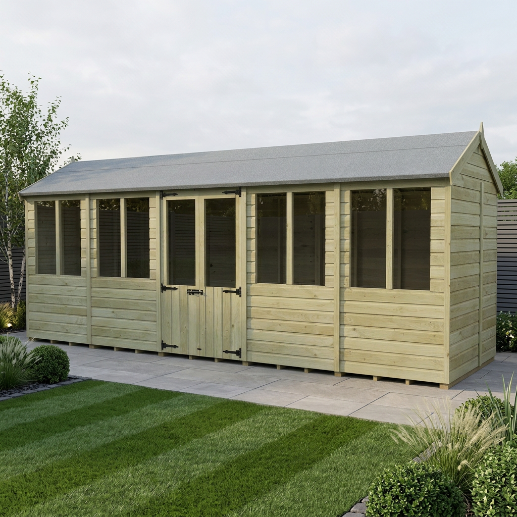 20 x 7 Apex Summer House