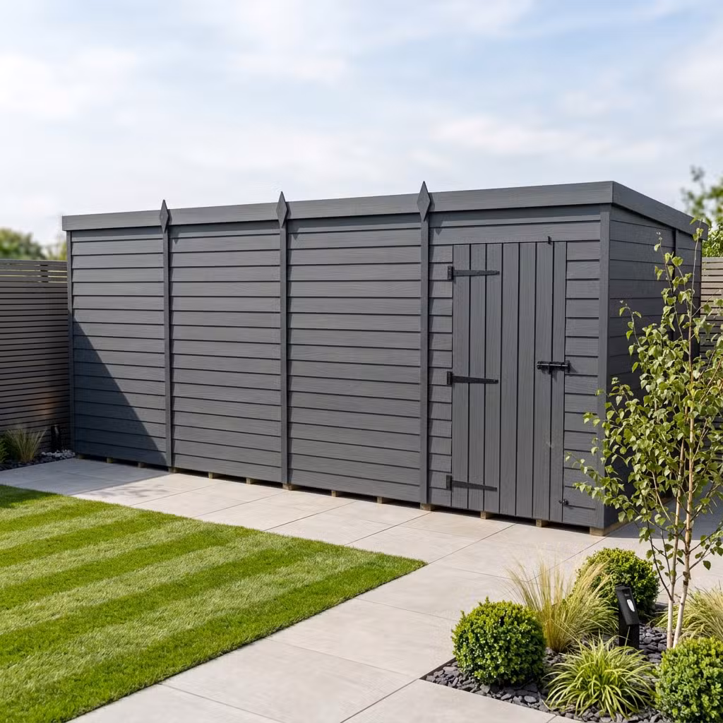 19 x 7 garden shed