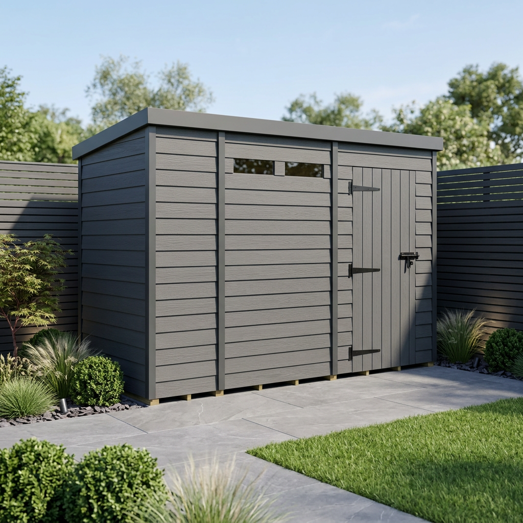 Composite security sheds