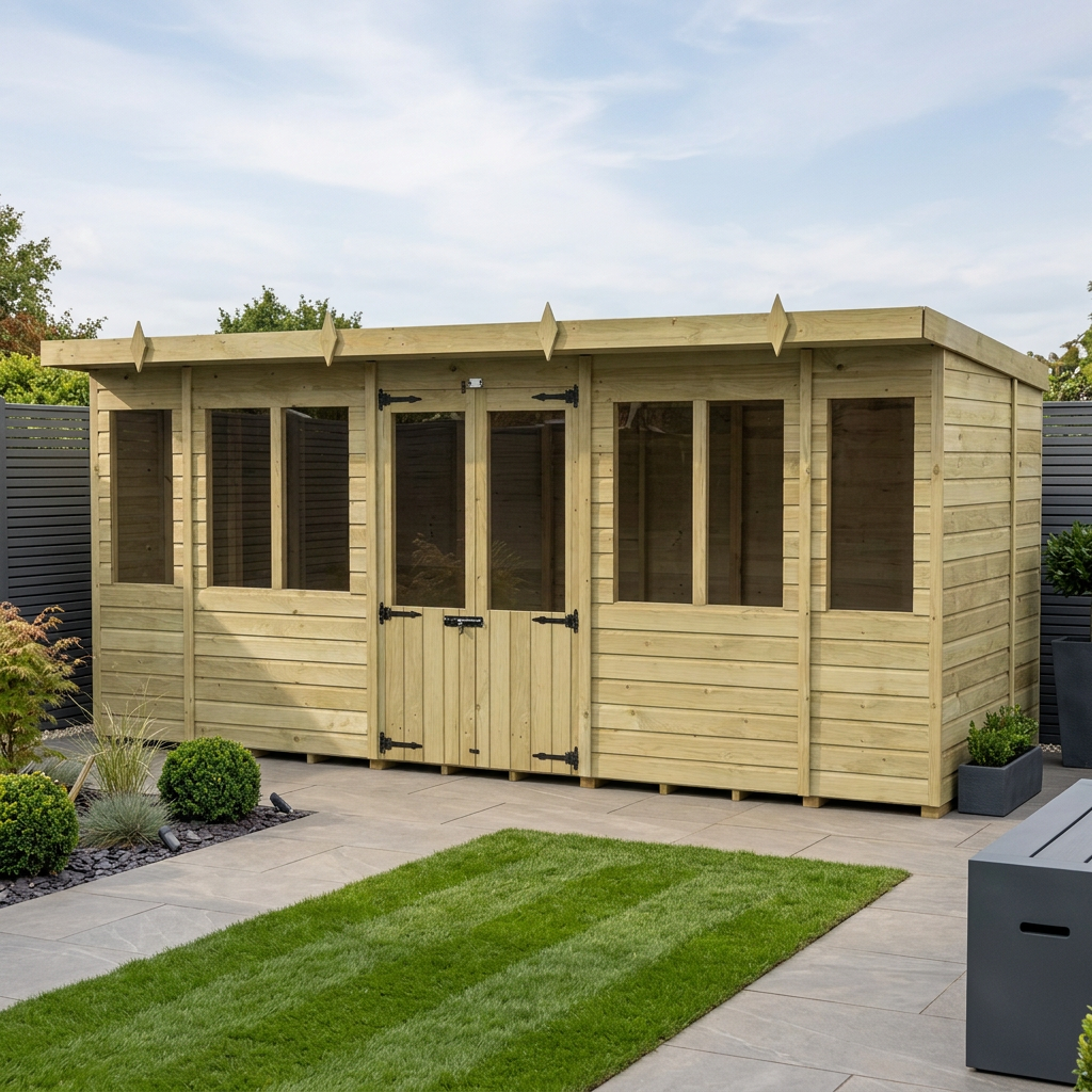 16 x 6 Pent Summer House