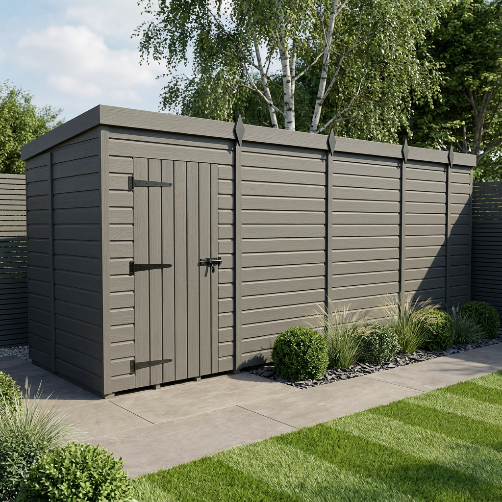 17 x 5 garden shed