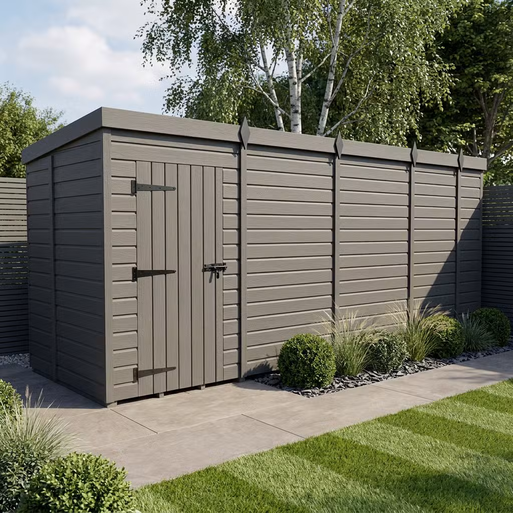 17 x 5 garden shed