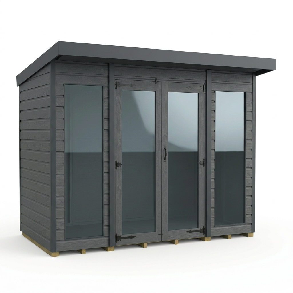 5x10 Composite Pent Full Height Summer House