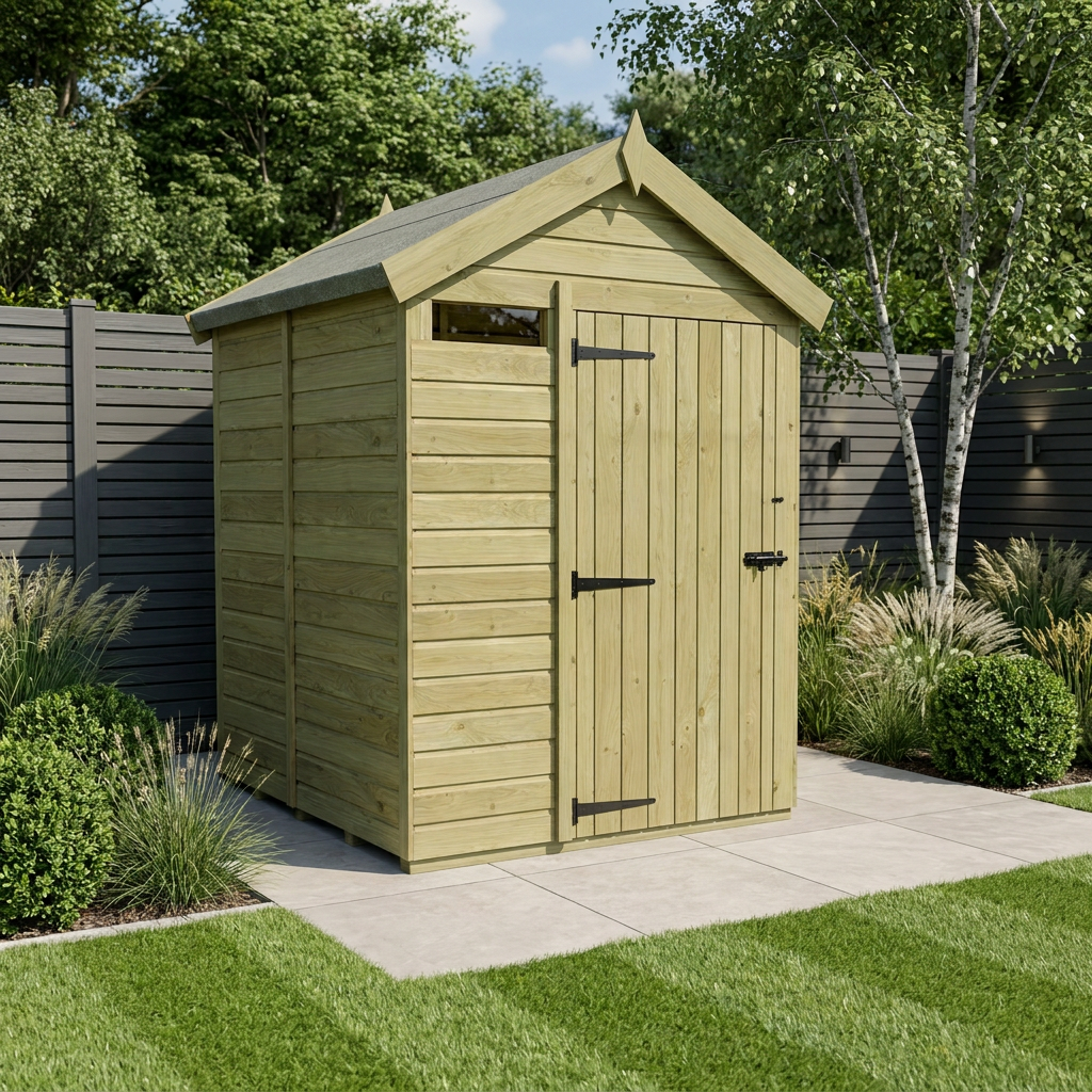 5 x 5 Apex Security Shed