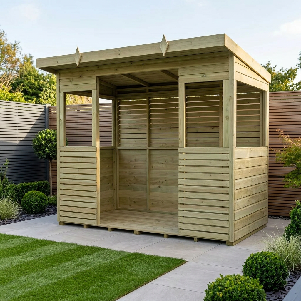 8 x 4 BBQ/Outdoor Kitchen Shelter