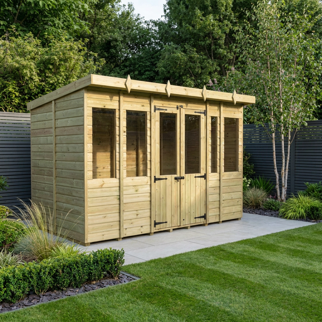 14 x 6 Pent Summer House