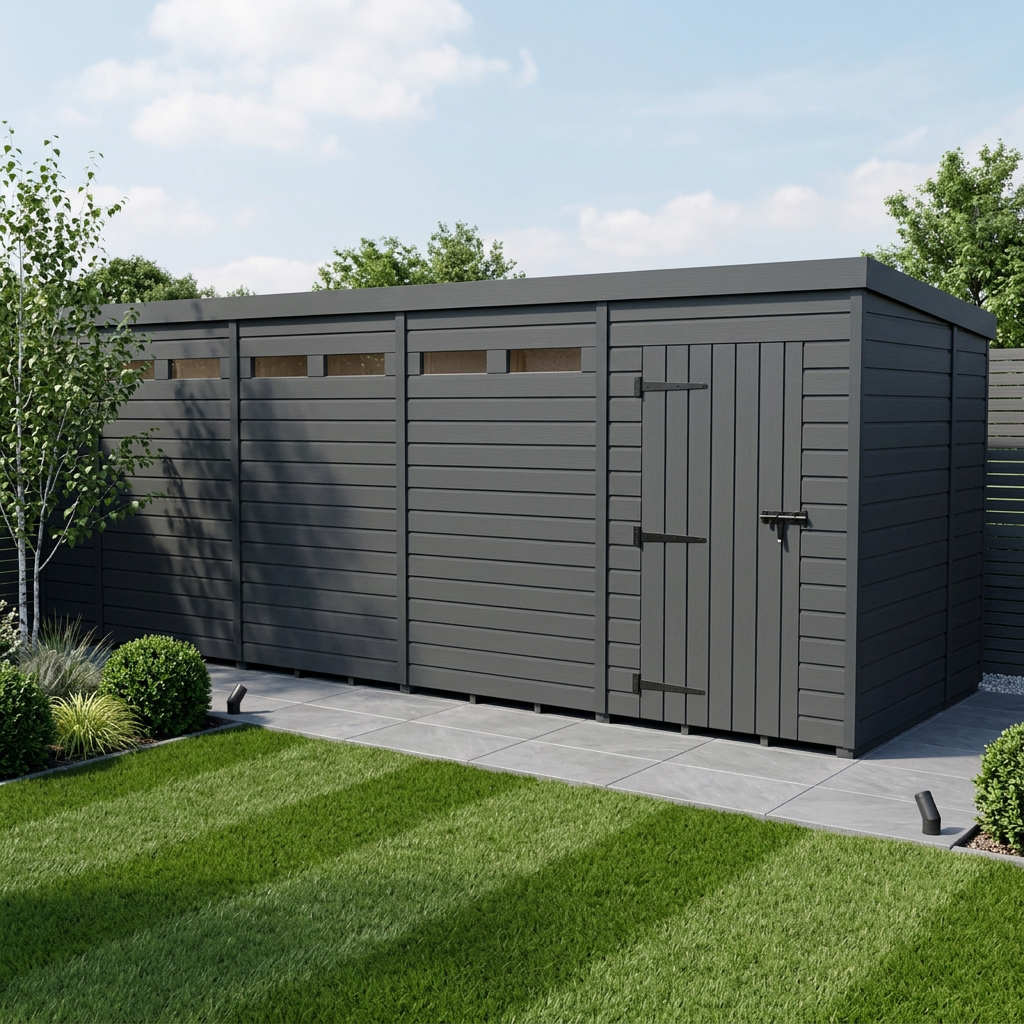 19 x 7 garden shed