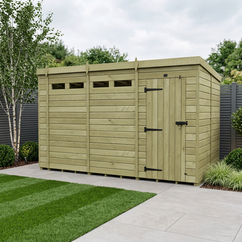 15 x 8 Security Pent Shed