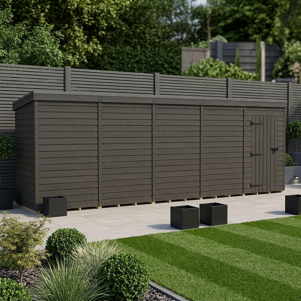 20 x 4 garden shed