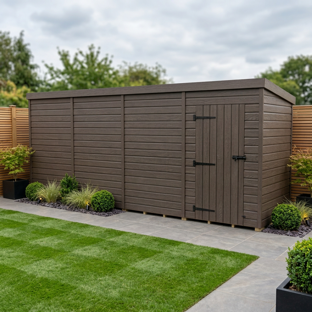 18 x 7 garden shed