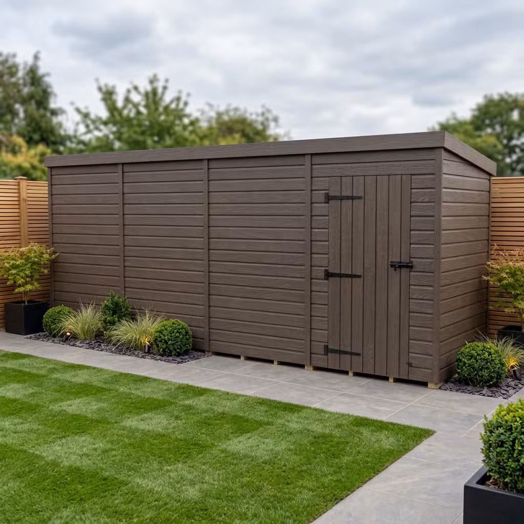 18 x 7 garden shed