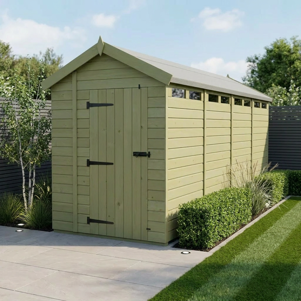 7 x 19 Apex Security Shed